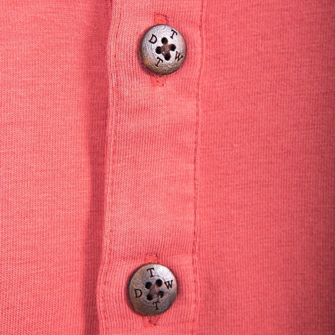 Polo shirt Basic - Red + jeans chest pocket from The Driftwood Tales