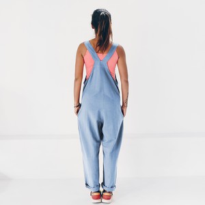 Trouser suit-recycled cotton-gray from The Driftwood Tales