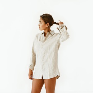 Shirt - Linen - natural/beige from The Driftwood Tales