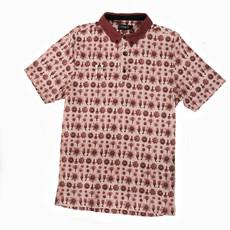 Polo Shirt - Red - Molecules via The Driftwood Tales
