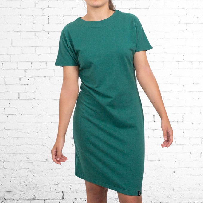 Dress - recycled cotton - green from The Driftwood Tales