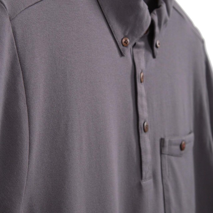 Polo shirt Basic - Anthracite gray - from The Driftwood Tales