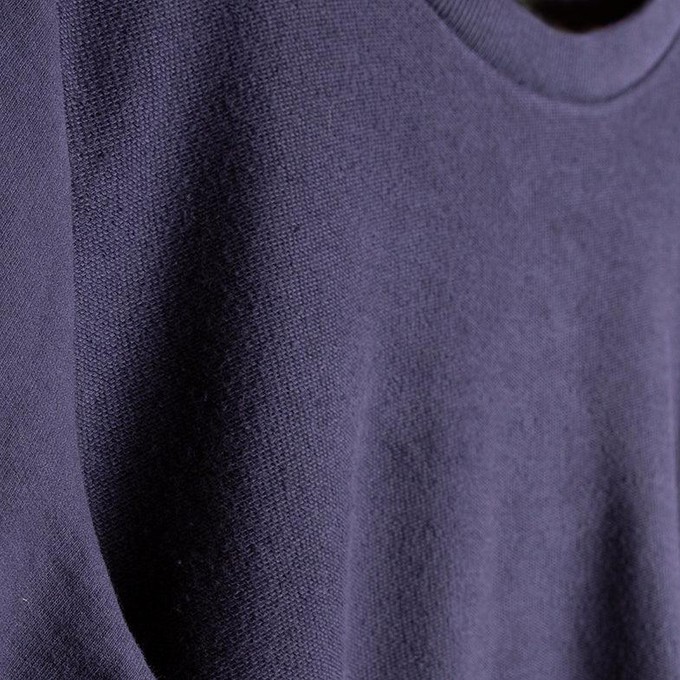 Sweatshirt Inside Out - Recycled Organic Cotton - Navy Blue from The Driftwood Tales