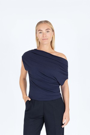 THE BELLA TOP NAVY from THE LAUNCH