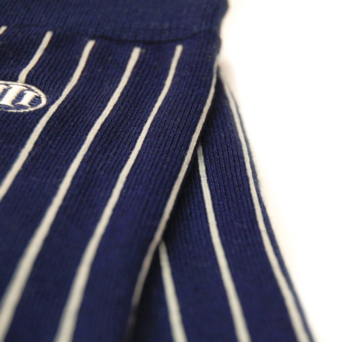 Navy stripes from Three Brothers