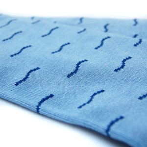 Bamboo Wavey blue from Three Brothers
