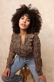 Amba Frill Nursing Shirt via Tilbea London