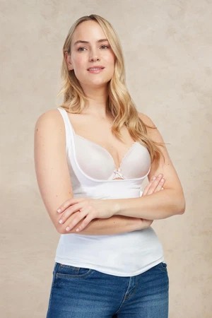 Tilbea Under Bust Nursing Vest White from Tilbea London