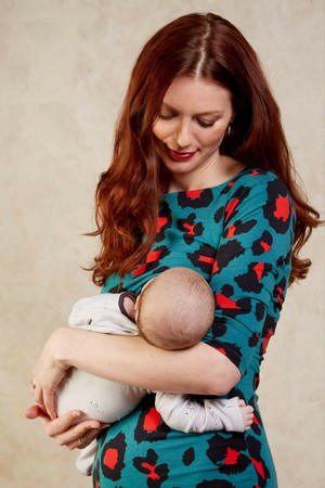 Audrey Maternity Breastfeeding Dress from Tilbea London