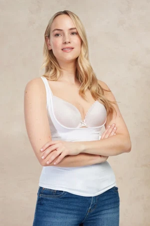 Tilbea Under Bust Nursing Vest White from Tilbea London