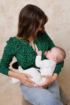 Orna Frill Nursing Shirt via Tilbea London