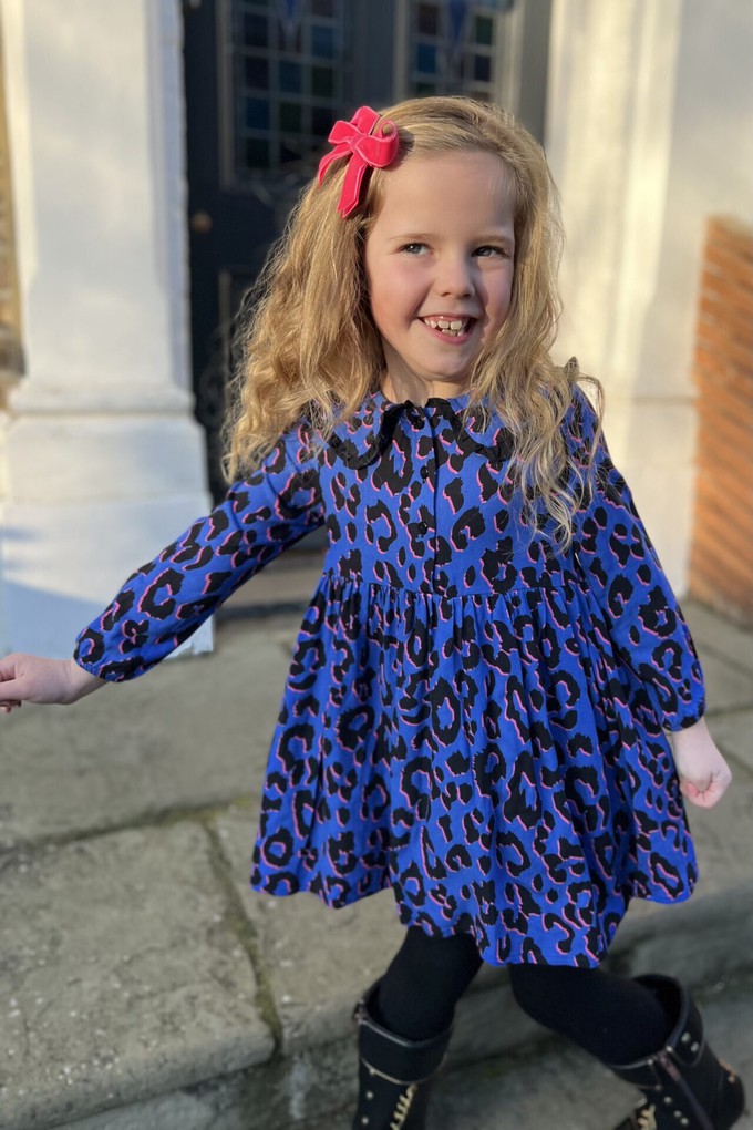 Animal print girls dress online
