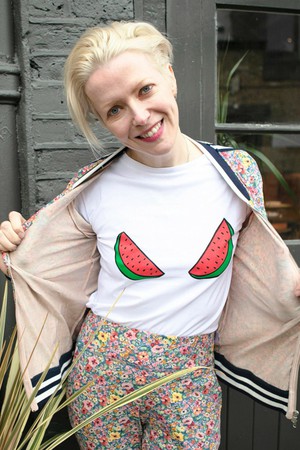 Tilbea X Jakki Doodles – Melons T-Shirt from Tilbea London