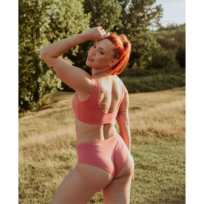 Desert Rose Organic Cotton Hipster Panty from TIZZ & TONIC