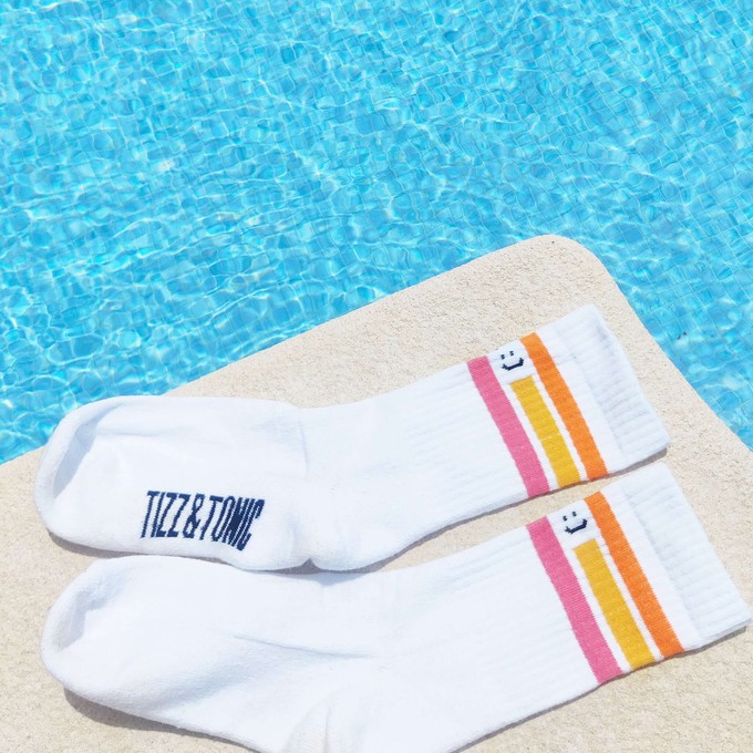 HI Unisex Tennis Socks from TIZZ & TONIC
