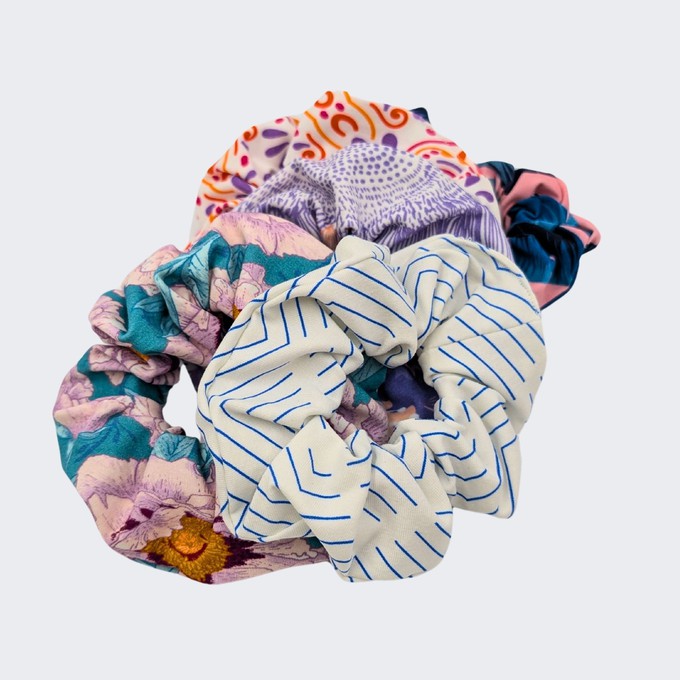 Printed Soft Organic Cotton Scrunchies from TIZZ & TONIC