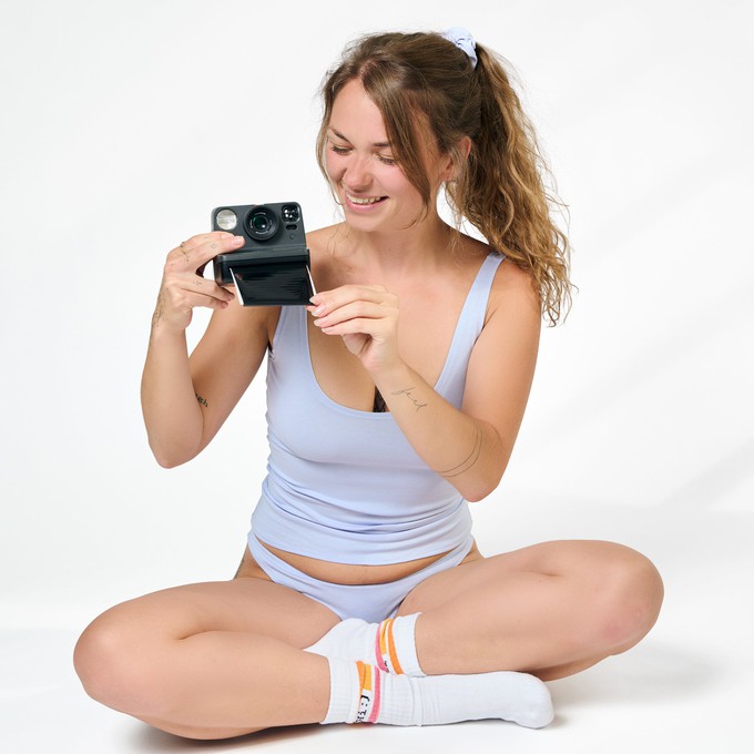 Lavender Organic Cotton Brazilian Panty from TIZZ & TONIC