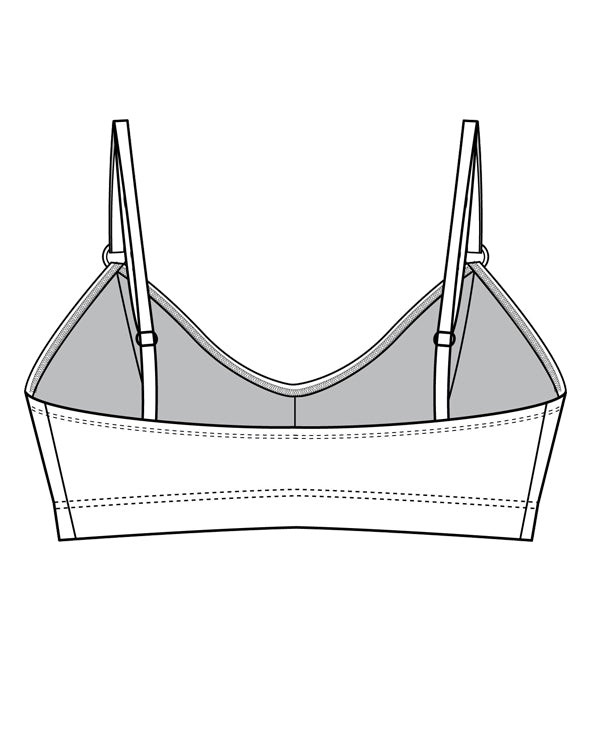 Leopard Print Mesh Soda Bralette (Black) from TIZZ & TONIC