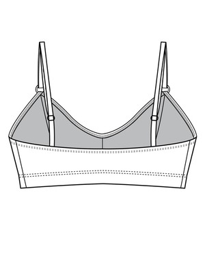 Leopard Print Mesh Soda Bralette (Black) from TIZZ & TONIC