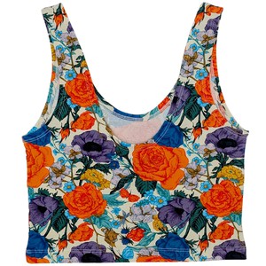 Flora Organic Cotton Cropped Tank Top from TIZZ & TONIC