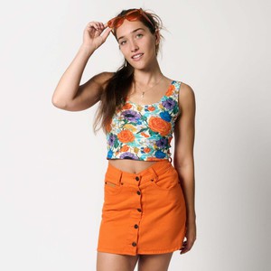 Flora Organic Cotton Cropped Tank Top from TIZZ & TONIC