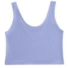 Lavender Organic Cotton Cropped Tank Top via TIZZ & TONIC