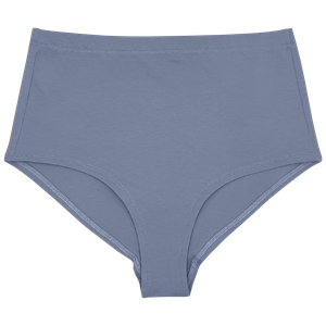 Foxy-Grau-Supima-Baumwoll-Hi-Waist-Höschen from TIZZ & TONIC