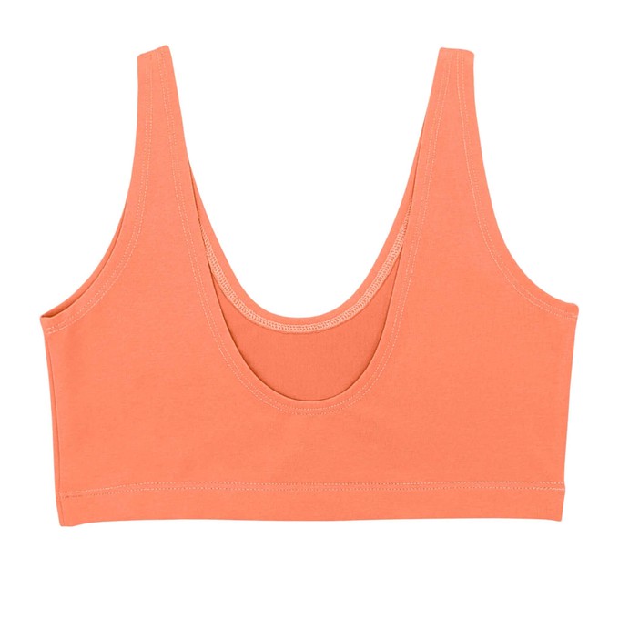 Apricot Supima Cotton Soft Bra from TIZZ & TONIC Apricot Supima Cotton Soft Bra from TIZZ & TONIC