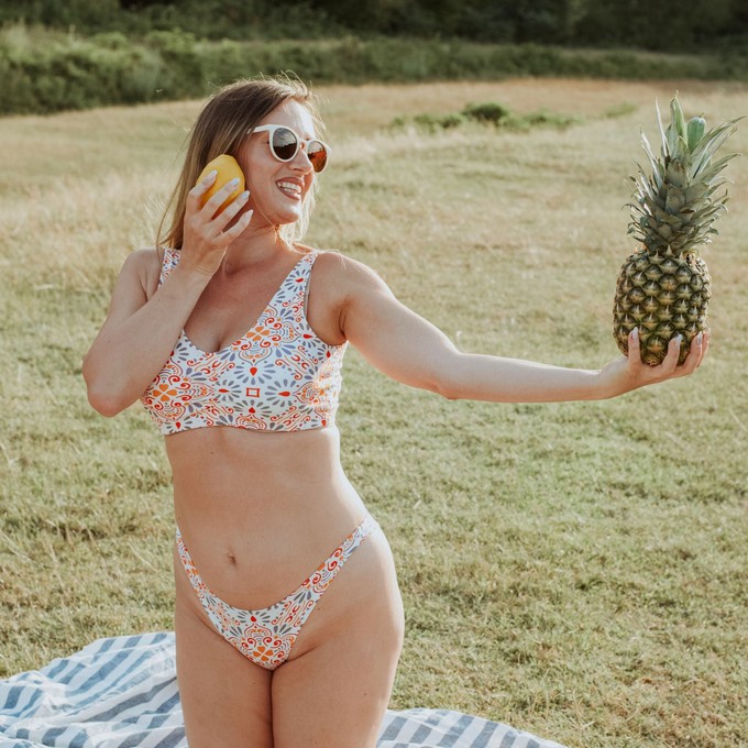 Mediterranean Supima Cotton Soft Bra from TIZZ & TONIC