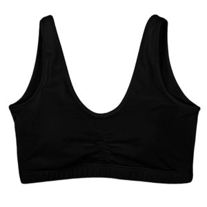 Black Organic Cotton Padded Soft Bra from TIZZ & TONIC