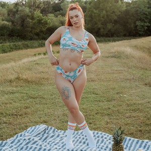 Blossom Organic Cotton Cheeky Panty from TIZZ & TONIC