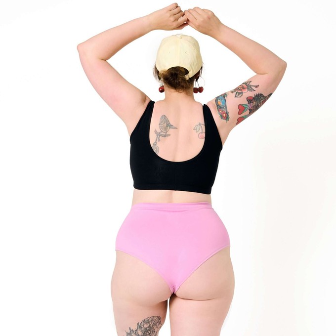 Black Organic Cotton Padded Soft Bra from TIZZ & TONIC