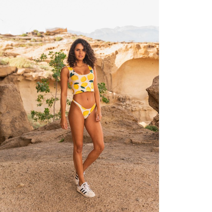 Lemon Organic Cotton Brazilian Panty from TIZZ & TONIC