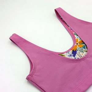 Bubblegum Organic Cotton Soft Bra from TIZZ & TONIC