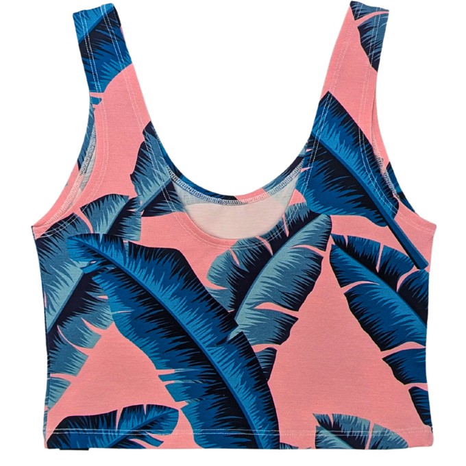 Tropicana Organic Cotton Cropped Tank Top from TIZZ & TONIC