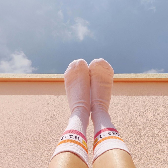 HI Unisex Tennis Socks from TIZZ & TONIC