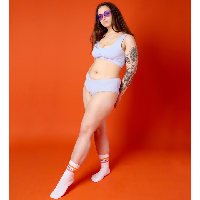 Lavender Organic Cotton Hipster Panty from TIZZ & TONIC