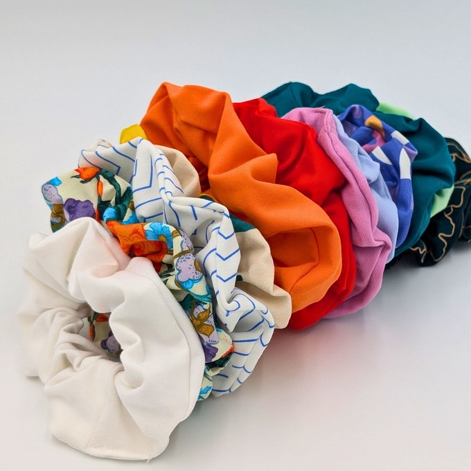 Printed Soft Organic Cotton Scrunchies from TIZZ & TONIC