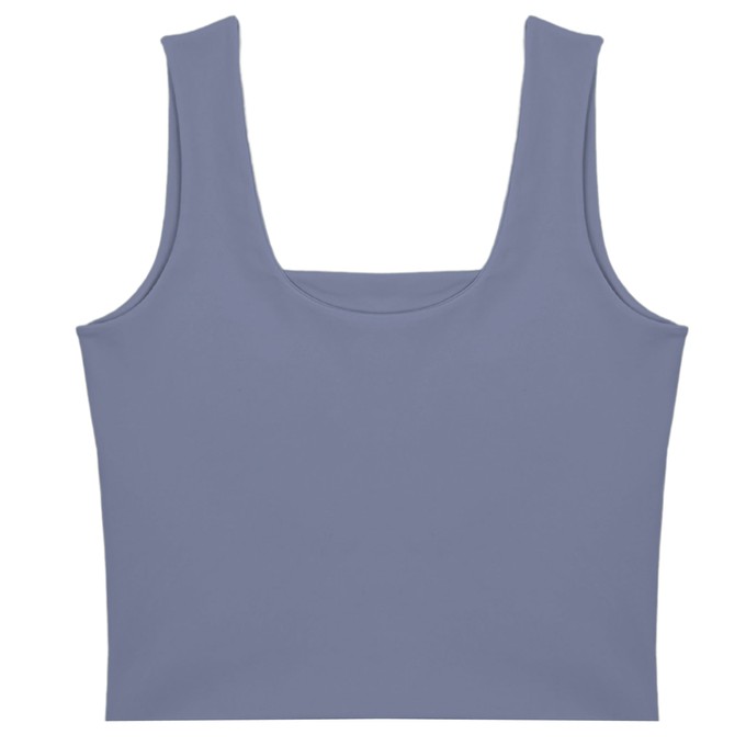 Foxy Grey Supima Cotton Reversible Tank Top from TIZZ & TONIC