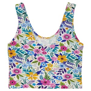 Wildflower Organic Cotton Cropped Tank Top from TIZZ & TONIC
