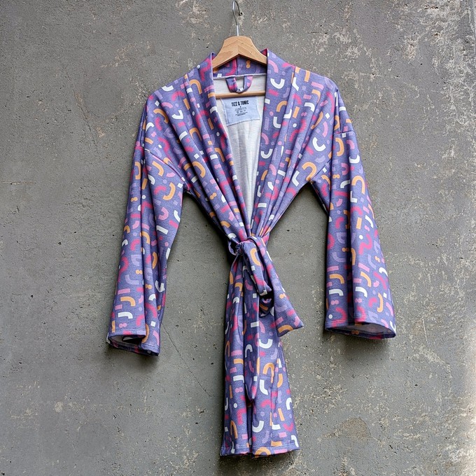 Doodle Organic Cotton Lazy Livin' Robe from TIZZ & TONIC