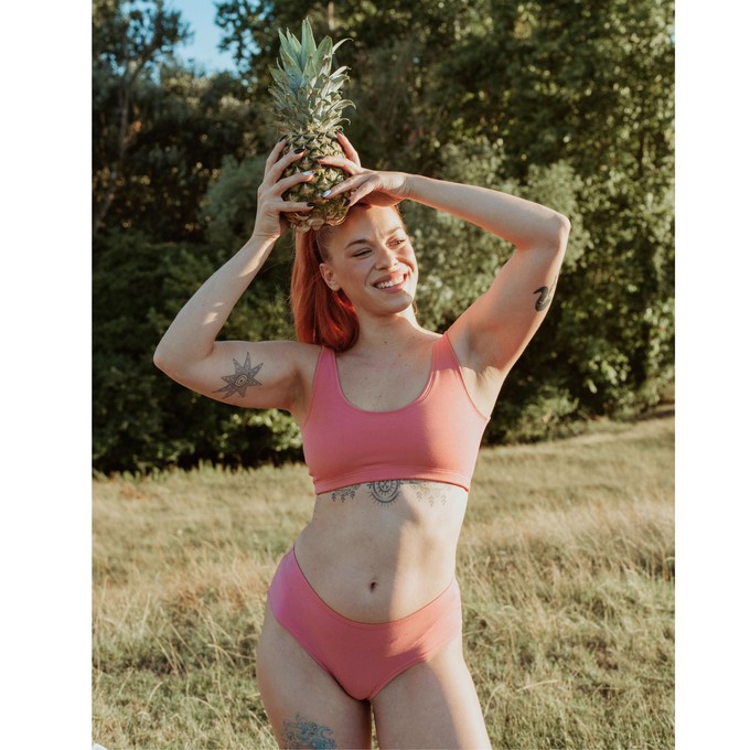 Desert Rose Organic Cotton Hipster Panty from TIZZ & TONIC