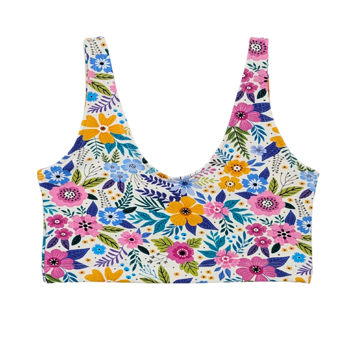 Wildflower Organic Cotton Soft Bra from TIZZ & TONIC