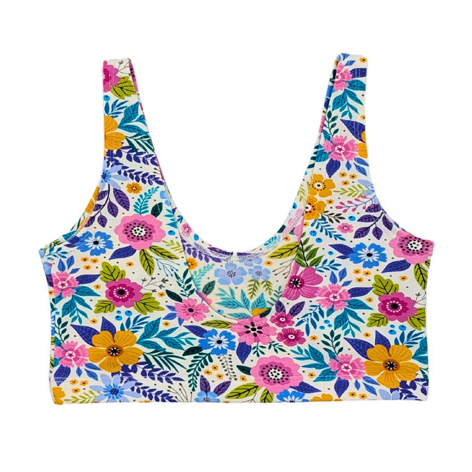 Wildflower Organic Cotton Soft Bra from TIZZ & TONIC