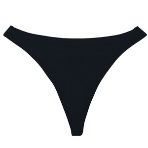 Midnight Black Micromodal Tanga Panty from TIZZ & TONIC
