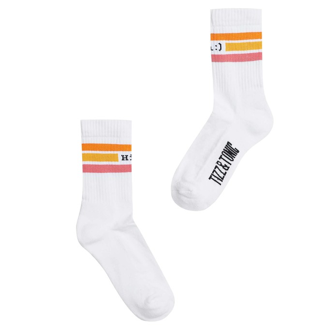 HI Unisex Tennis Socks from TIZZ & TONIC