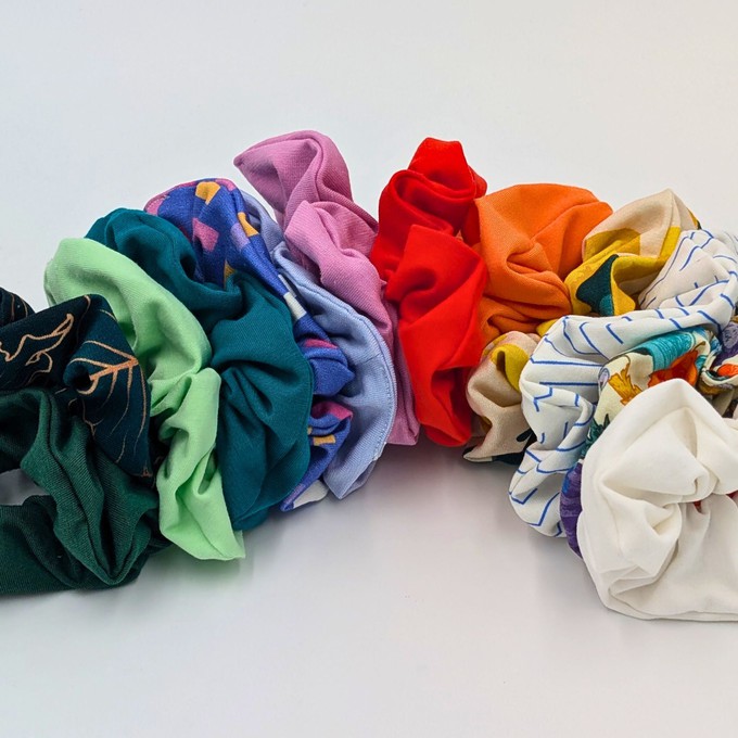 Printed Soft Organic Cotton Scrunchies from TIZZ & TONIC