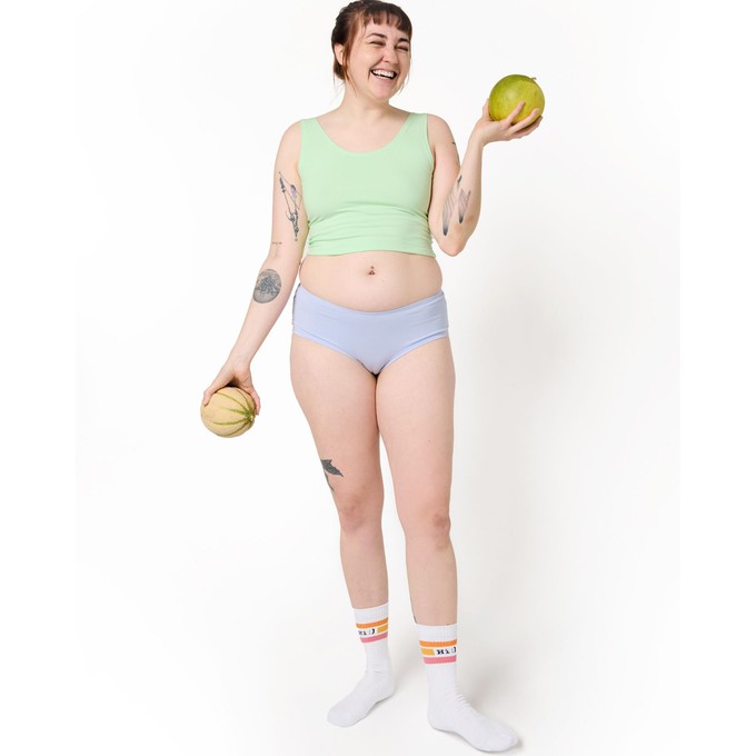 Lavender Organic Cotton Hipster Panty from TIZZ & TONIC