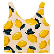 Lemon Organic Cotton Cropped Tank Top via TIZZ & TONIC