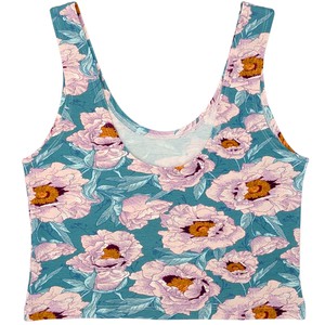 Blossom Organic Cotton Cropped Tank Top (Lightweight Fit) from TIZZ & TONIC